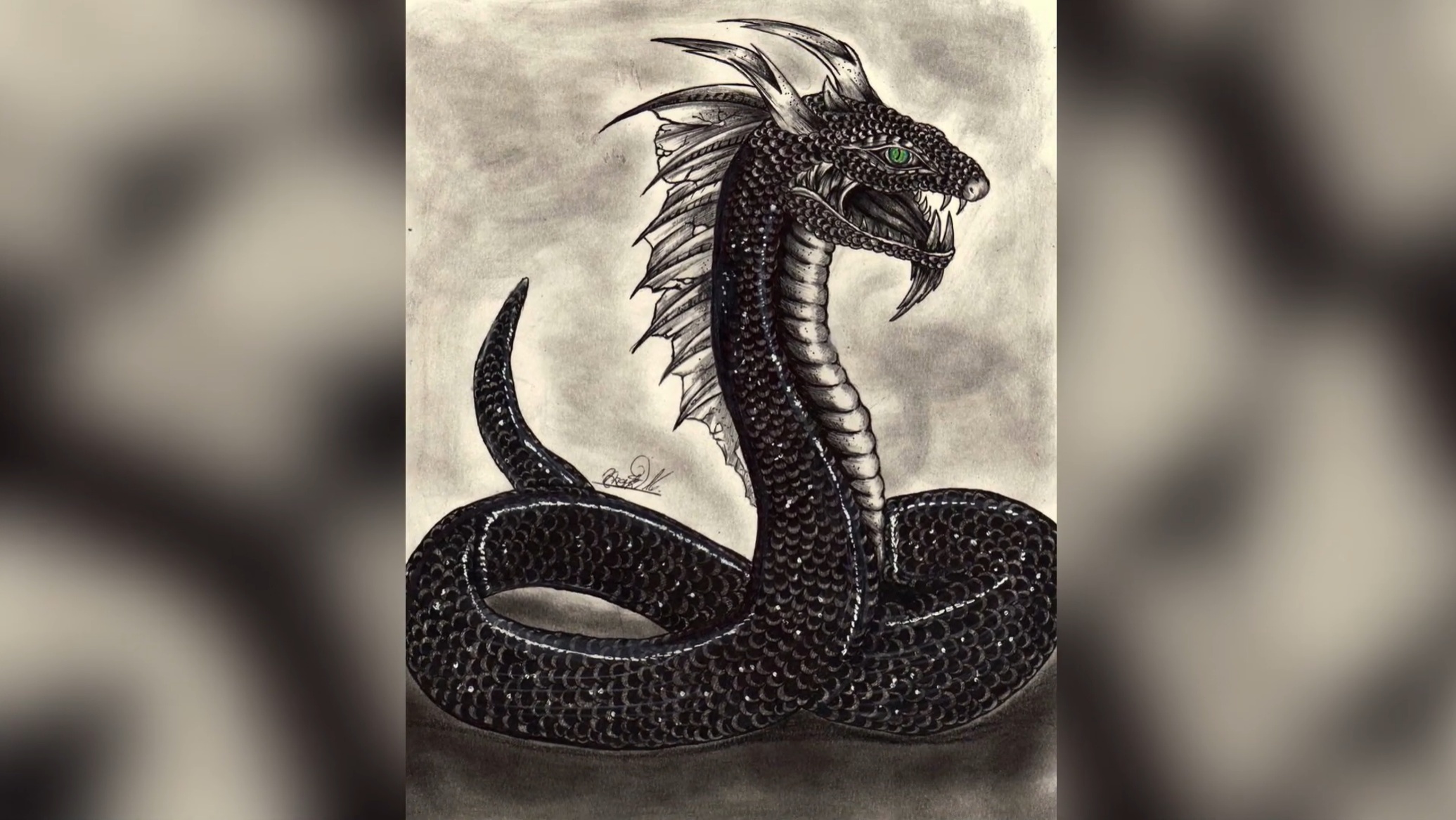 El Basilisco — Serpiente del escudo Guzmán